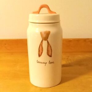 Bunny Love Ceramic Jar - Rae Dunn 🐰🐰🐰